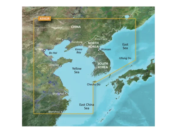 Garmin BlueChart® g3 Vision® HD - VAE002R - Yellow Sea - microSD™/SD™