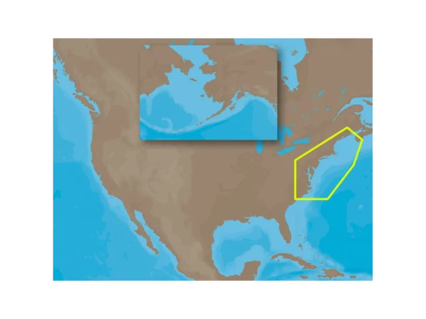 C-MAP MAX NA-M320 - Passamaquoddy Bay ME-NC: Bathy - SD™ Card