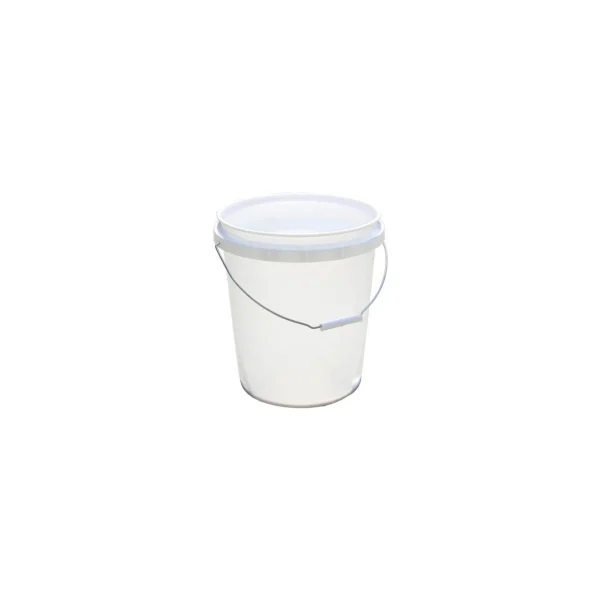 3-1/2 Gal. Plastic Industrial Pail, White - Image 2