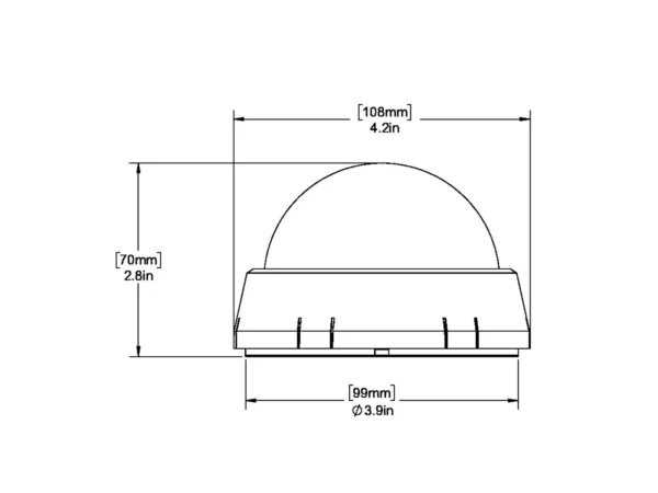 Ritchie XP-98W X-Port Tactician™ Compass - Surface Mount - White - Image 2