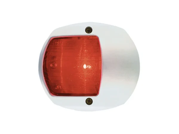 Perko LED Side Light - Red - 12V - White Plastic Housing