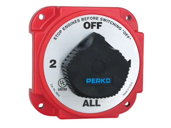 Perko Heavy Duty Battery Selector Switch w/Alternator Field Disconnect