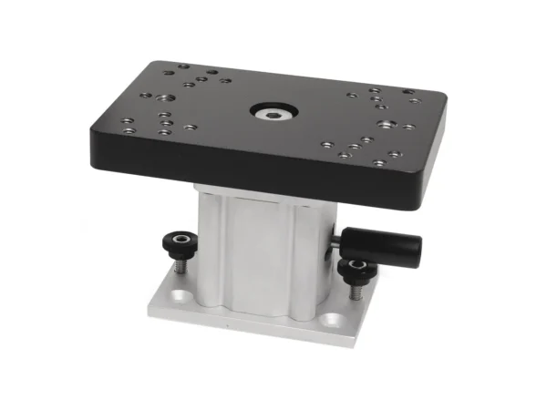 Cannon Aluminum Swivel Base Downrigger Pedestal - 4"