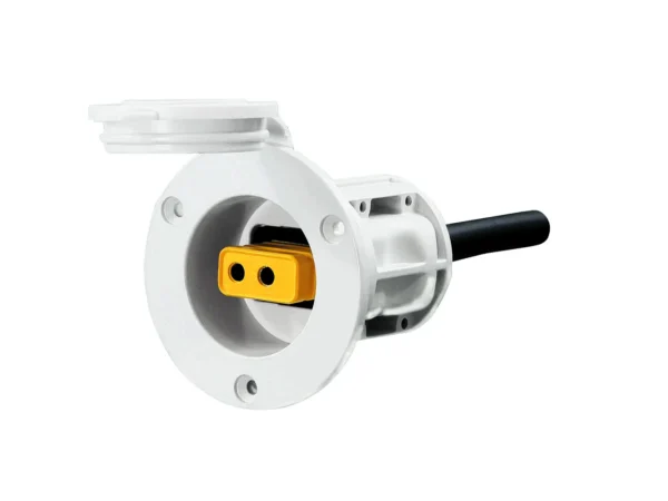 Cannon Flush Mount Power Port - White