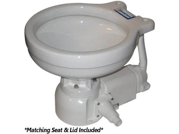 Raritan Sea Era Electric Toilet - Marine Size - Integral Pump - Straight & 90° Discharge - 12v