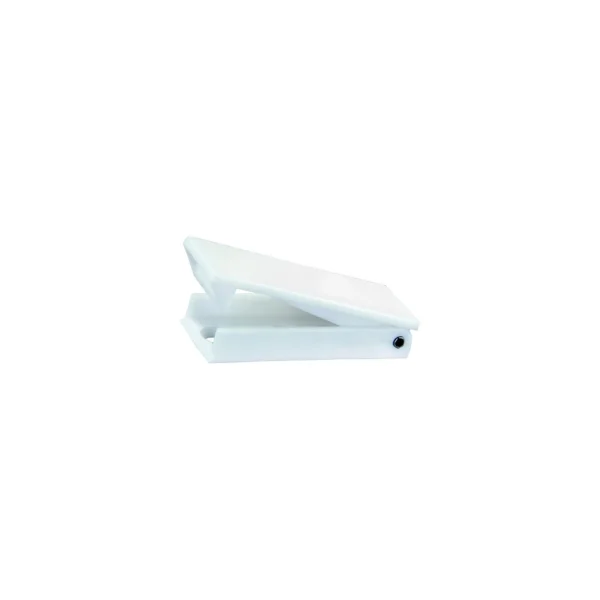 JR Products Square Baggage Door Catch, White, 2/pk