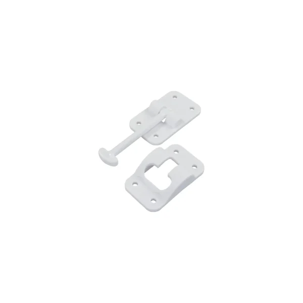 JR Products Plastic T-Style Door Holder, 3.5" Polar White