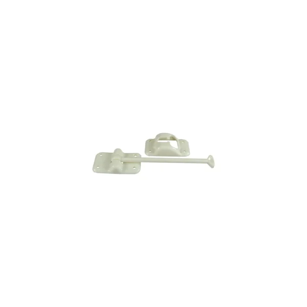 JR Products Plastic T-Style Door Holder, 6" Colonial White