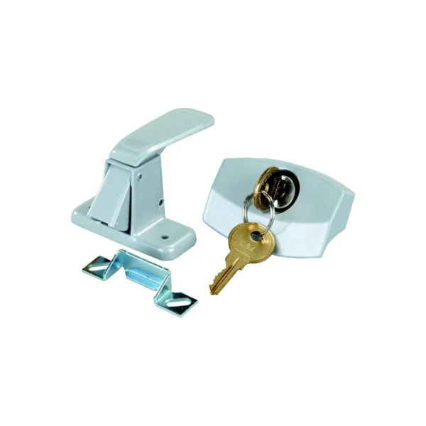 JR Products 10805 Silver Universal Door Latch for RV Camper