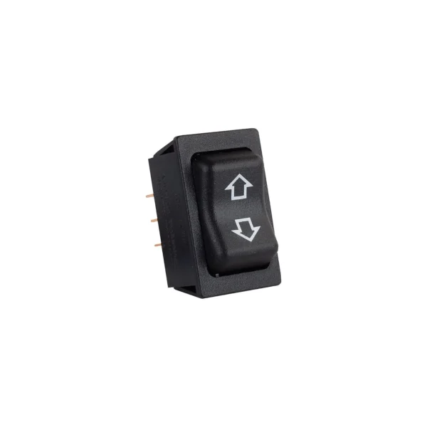 JR Products 12295 Black High Current Single RV Slide Out Switch with Bezel - Image 2