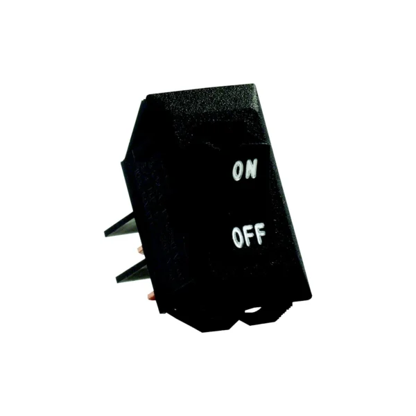 JR Products Labeled 12V On/Off Switch, Black