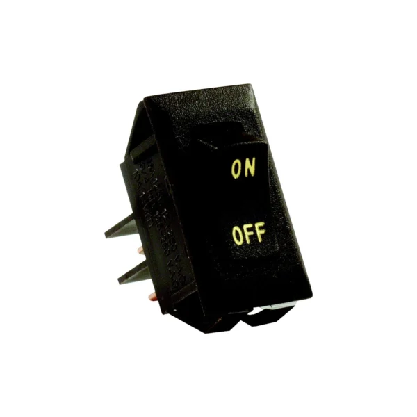 JR Products Labeled 12V On/Off Switch, Brown