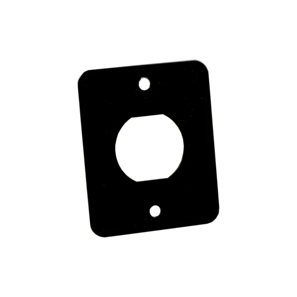 JR Products 15155 Single 12/USB Mounting Plate for RV Charging Ports