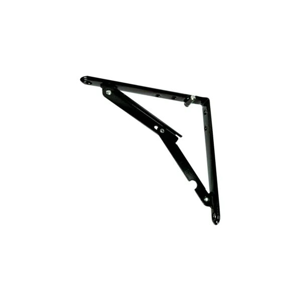 JR Products 20735 Brown 12" x 12" x 16 1/2" Folding RV Shelf Bracket