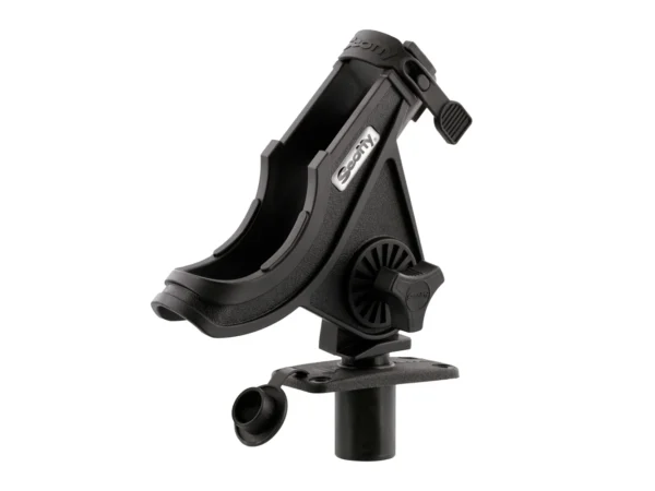 Scotty 281 Bait Caster/Spinning Rod Holder w/244 Flush Deck Mount - Black - Image 2