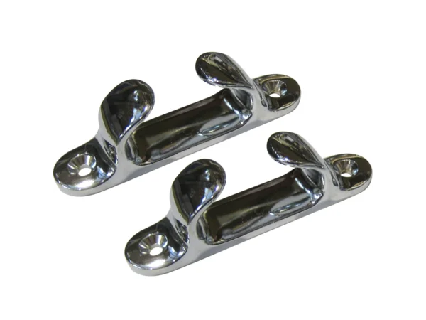 Perko 4" Straight Chock - Chrome Plated Zinc