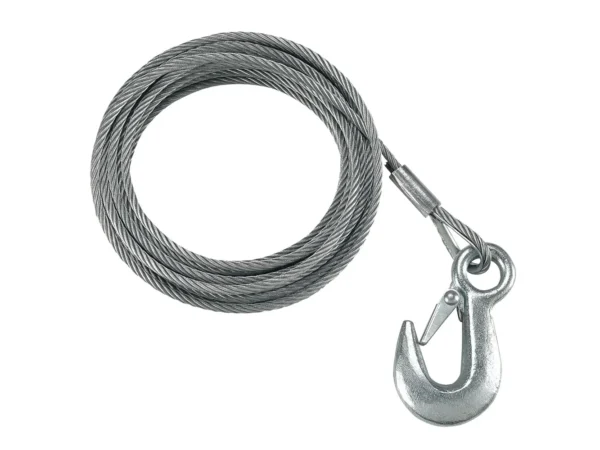 Fulton 3/16" x 25' Galvanized Winch Cable - 4,200 lbs. Breaking Strength