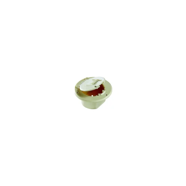 Basic Round Cable Hatch, Colonial White