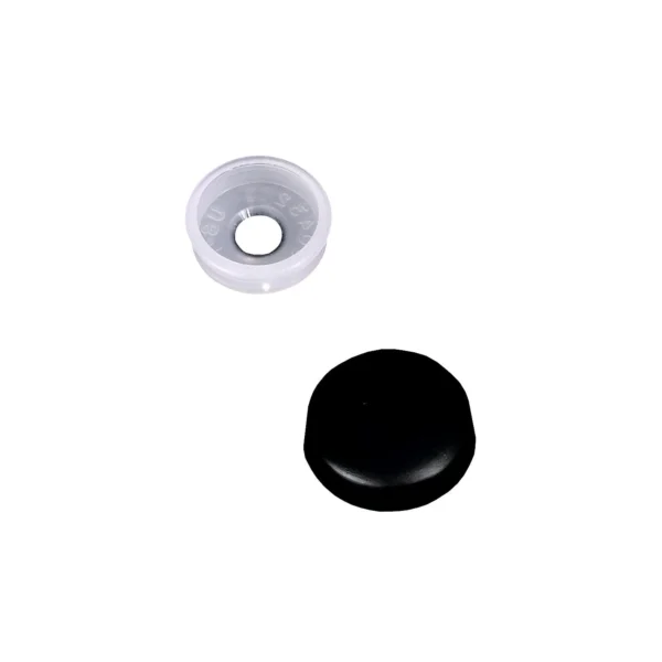 RV Designer Screw Covers, Black, 14/pk