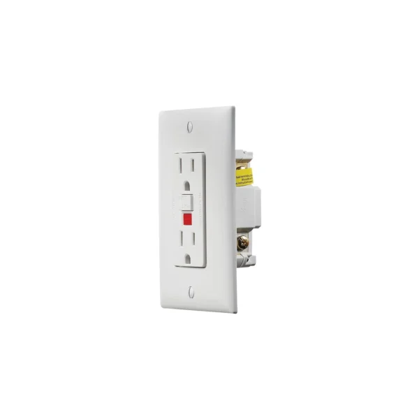 RV Designer AC GFCI RV Outlet with Cover Plate