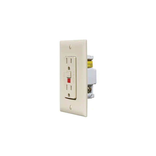 RV Designer AC GFCI RV Outlet with Cover Plate