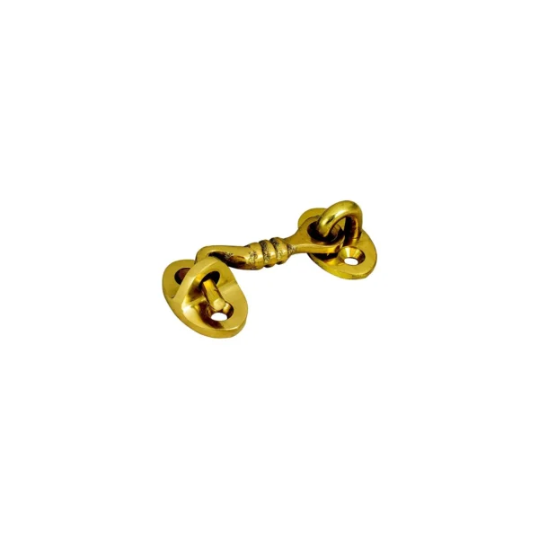 Sea-Dog 2220661 Decorative Door Hook, Brass, 3-1/2"