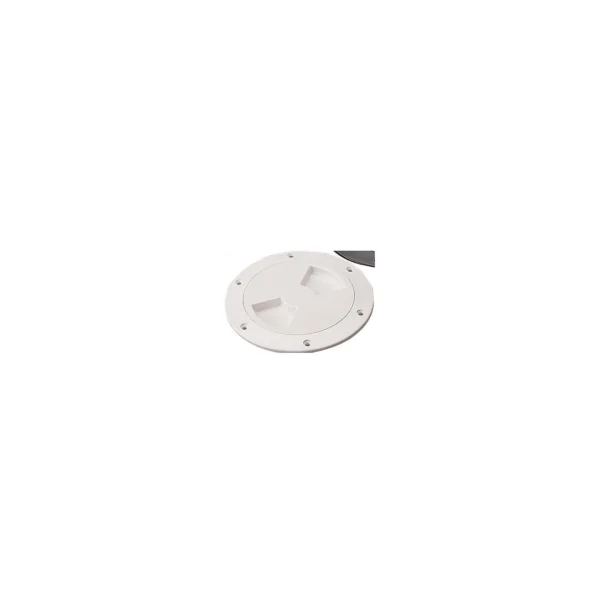 SeaDog Quarter-Turn Deck Plate with Internal Collar | #8 Fastener | White Finish - Image 2