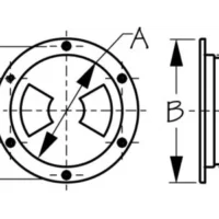 Quarter-Turn Deck Plate w/Internal Collar
