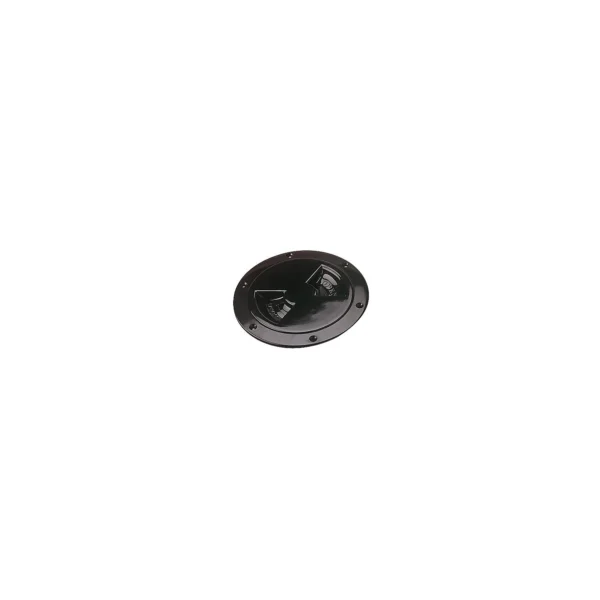 Sea-Dog 3371451 Screw Out Deck Plate, 4" Black