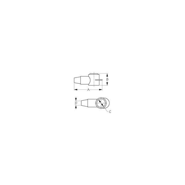 PVC Terminal Cap Red (8-2 ga.), Pair - Image 2