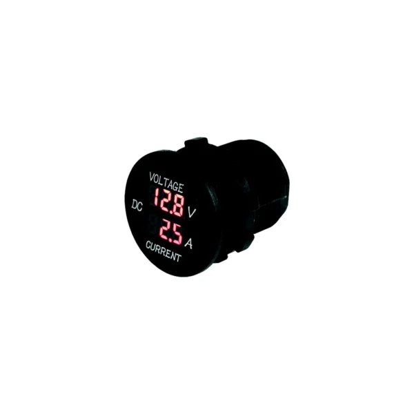 SeaDog 421625 Round Digital 4 to 30 Voltage & 10 Amp Meter | Injected Molded Nylon - Image 2