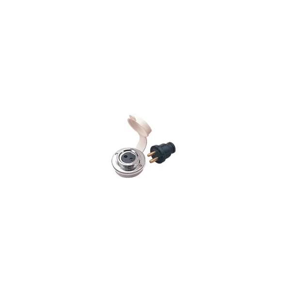 SeaDog 4261421 Chrome Brass Polarized Cable Outlet & Plug - Image 2