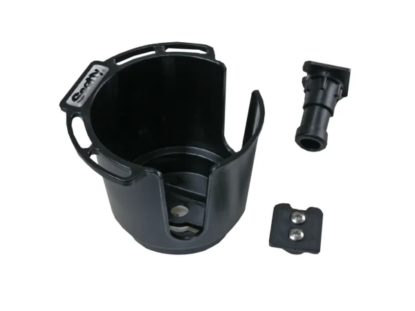 Scotty 311 Drink Holder w/Bulkhead/Gunnel Mount & Rod Holder Post Mount - Black