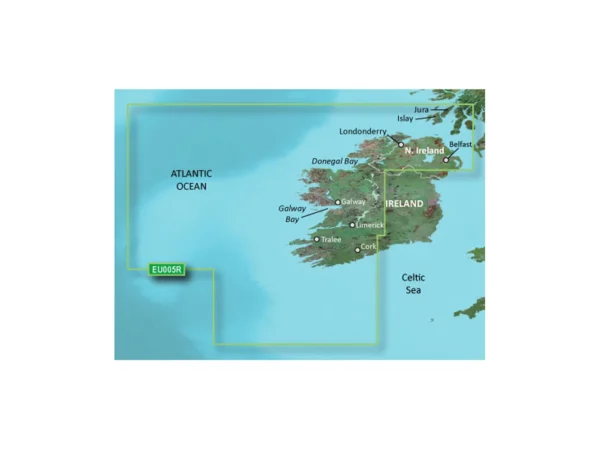 Garmin BlueChart® g3 HD - HEU005R - Ireland, West Coast - microSD™/SD™