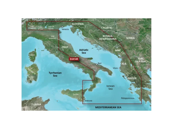 Garmin BlueChart® g3 HD - HXEU014R - Italy Adriatic Sea - microSD™/SD™