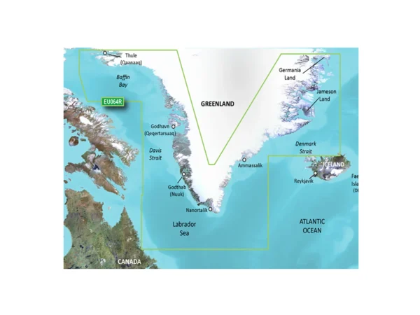 Garmin BlueChart® g3 Vision® HD - VEU064R - Greenland - microSD™/SD™