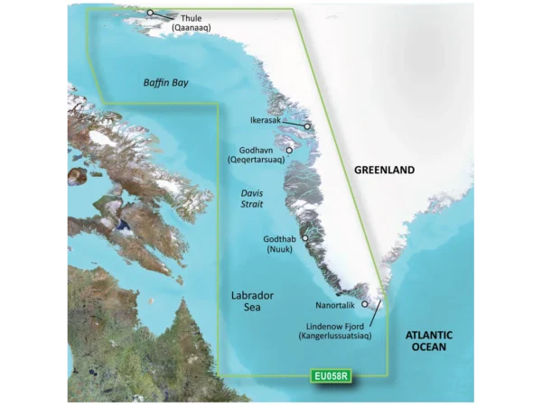 Garmin BlueChart® g3 HD - HEU064R - Greenland - microSD™/SD™