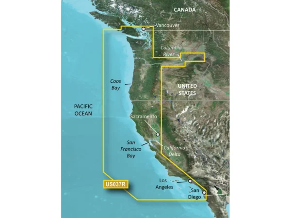 Garmin BlueChart® g3 Vision® HD - VUS037R - Vancouver - San Diego - microSD™/SD™