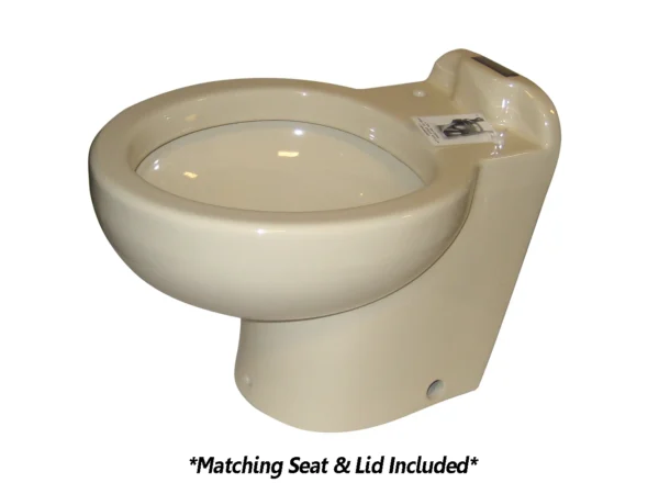 Raritan Marine Elegance - Household Style - Bone - Fresh or Saltwater - Smart Toilet Control - 12v