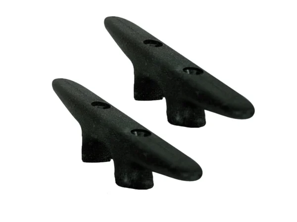 Whitecap Black Nylon Cleat 6" Pair