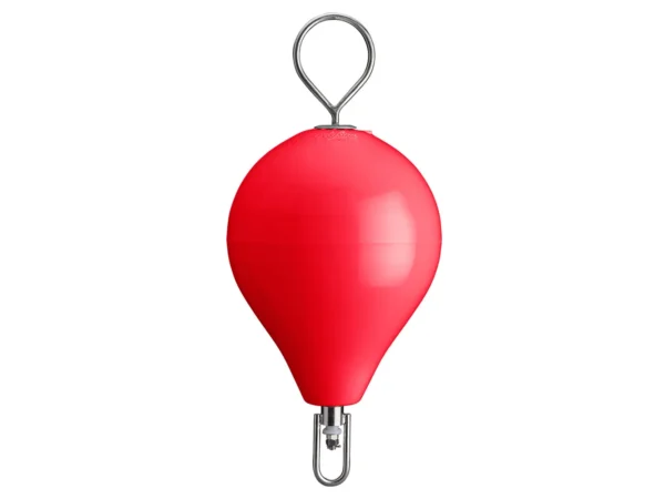 Polyform 13.5" CM Mooring Buoy w/SS Iron - Red