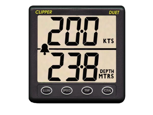 Clipper Duet Instrument Depth Speed Log w/Transducer