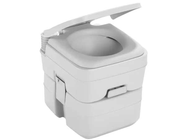 Dometic 965 Portable Toilet w/Mounting Brackets- 5 Gallon - Platinum