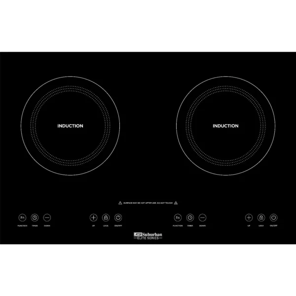 Suburban 3309A Elite Series Induction Cooktop, Double Element