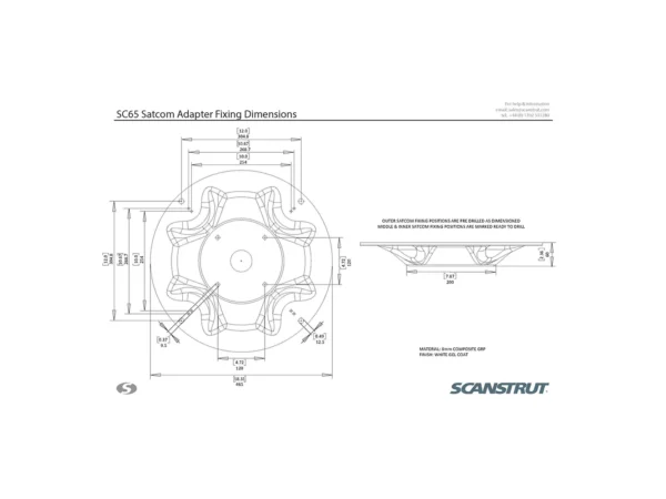 Scanstrut SC65 Satcom Mount - Image 2