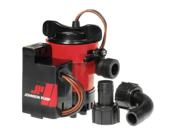 Johnson Pump 750GPH Auto Bilge Pump 3/4" Hose Mag Switch 12V