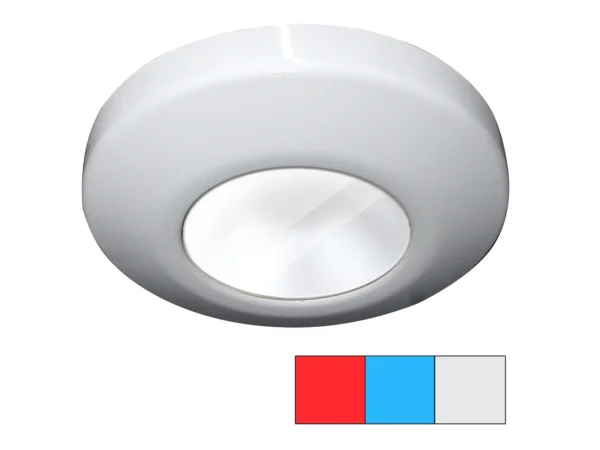 i2Systems Profile P1120 Tri-Light Surface Light - Red, Cool White & Blue - White Finish