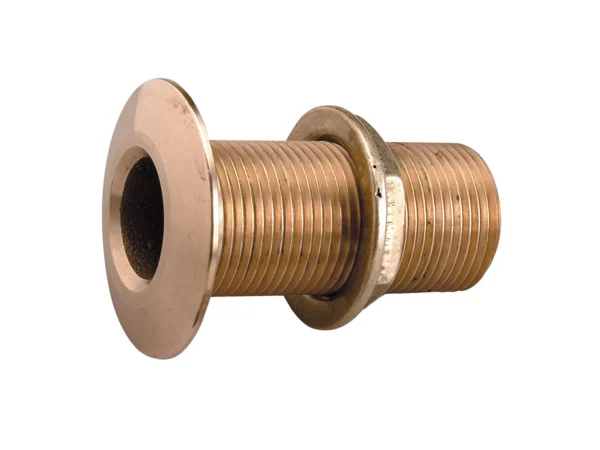 Perko 1/2" Thru-Hull Fitting w/Pipe Thread Bronze MADE IN   THE USA