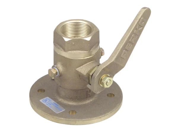 Perko 1-1/4" Seacock Ball Valve Bronze MADE IN THE USA