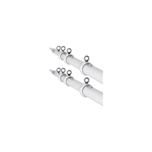 Tigress 88924 XD Telescoping Aluminum Outriggers, 15' x 1-1/2", Silver, 1 pr.